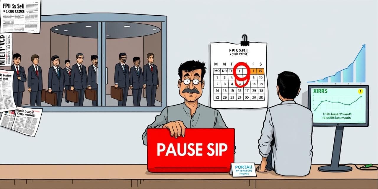 FPIs Sold ₹77,000 Crore in March. You Stopped Your SIP. One of You Is Wrong.