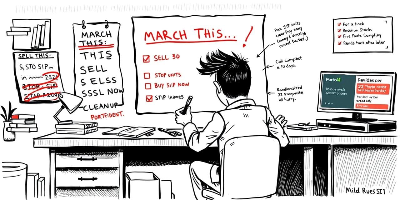 The March Portfolio Panic: Why FY-End Deadlines Destroy Indian Investors' Returns